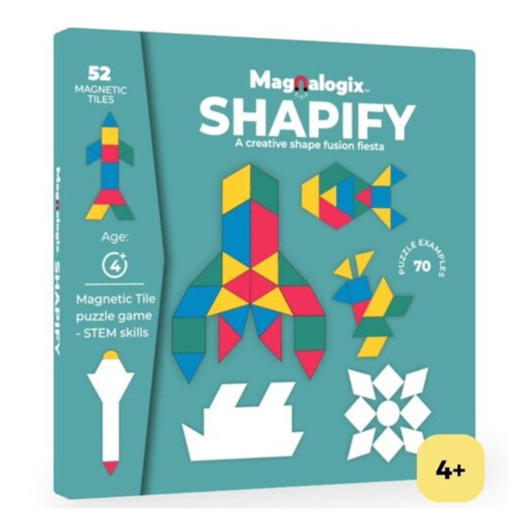 Toy Kraft- Magnalogix Shapify - 52 pcs