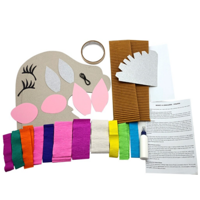 Toy Kraft Make a Unicorn Pinata Activity Kit - Multicolor