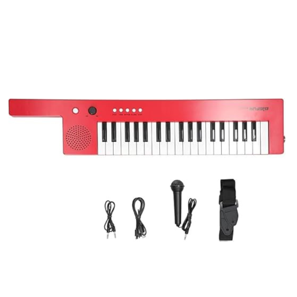 Ninos 37 Keys Portable Electronic Piano Keyboard Toy with Microphone & Carry Strap