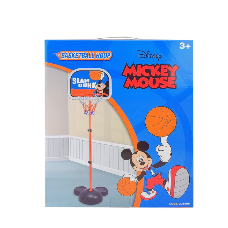 Disney Mickey Mouse Basketball Hoop Set for Kids – Adjustable Height with Ball and Stand