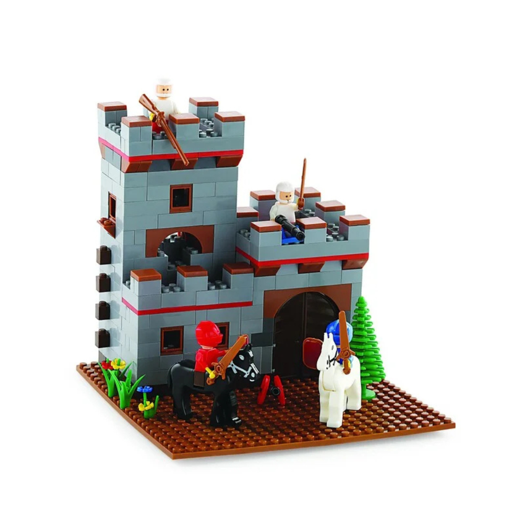 Peacock Castle Set Junior Smart Building Blocks 450-Pieces | Toy for Kids Ages 6+ Years