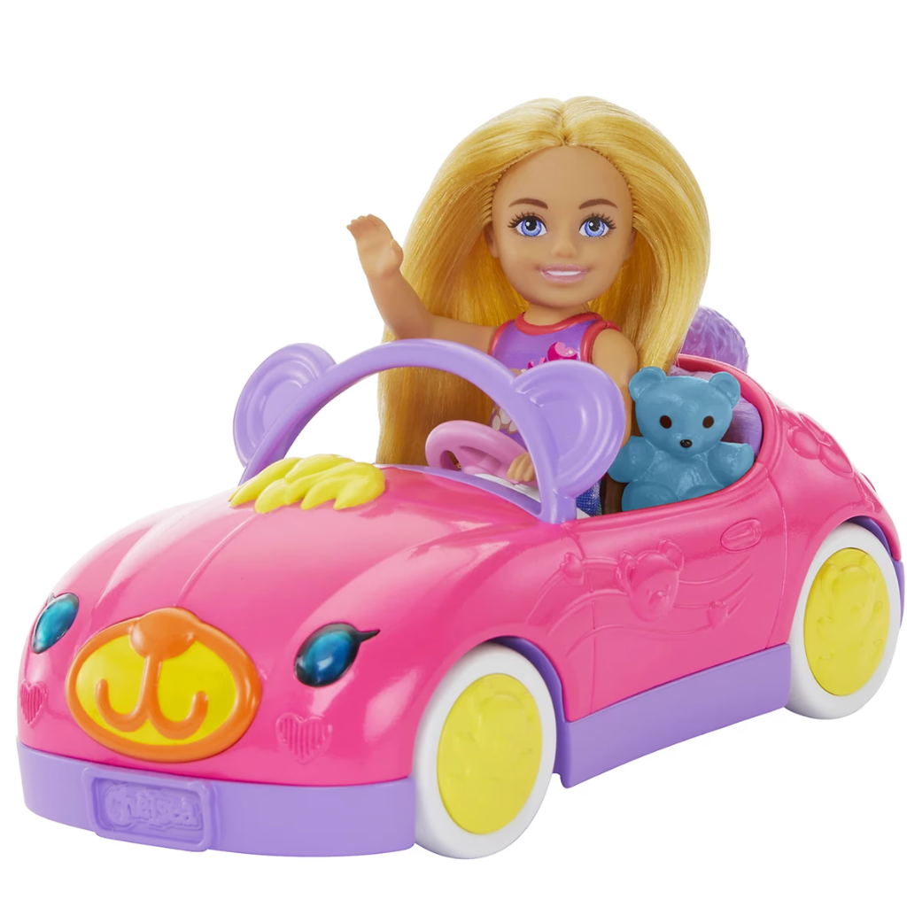Barbie Chelsea Teddy Car, 3Y+, Multicolour