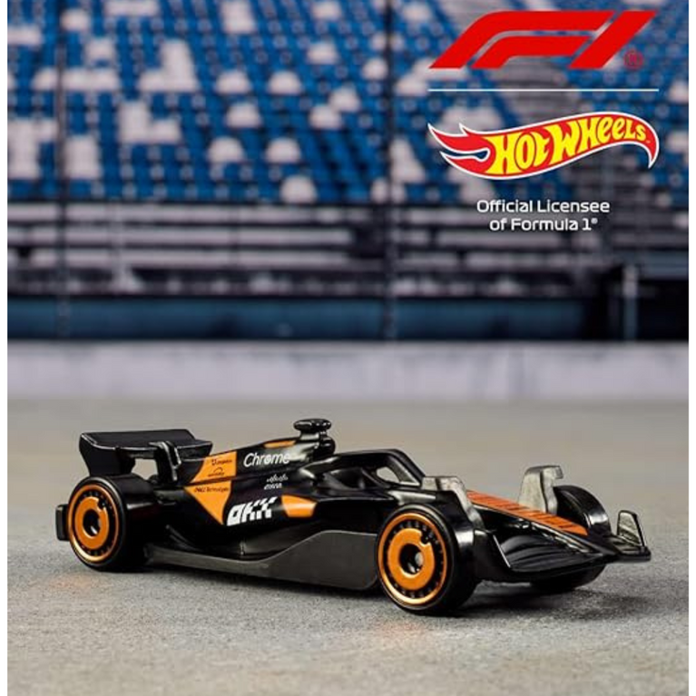 HotWheels Formula 1 -Rakhi Special Gift Set of Formula 1 With Pop Culture Riders – Fun-Filled Toy Surprise Gift Box