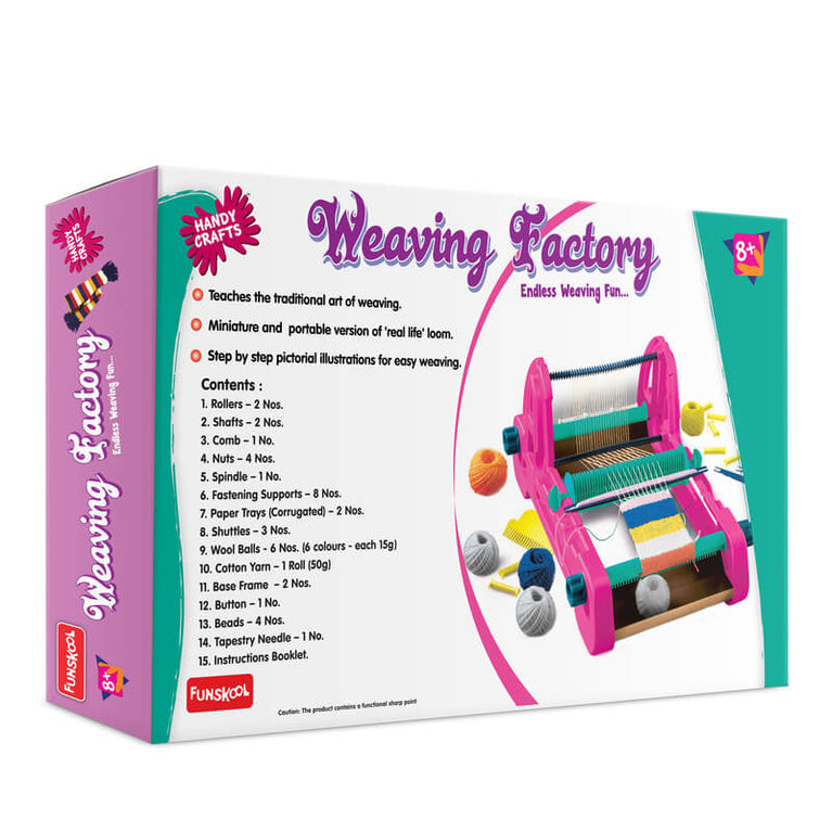 Funskool Creative Weaving Factory for Kids-Multicolor