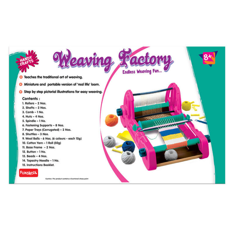 Funskool Creative Weaving Factory for Kids-Multicolor