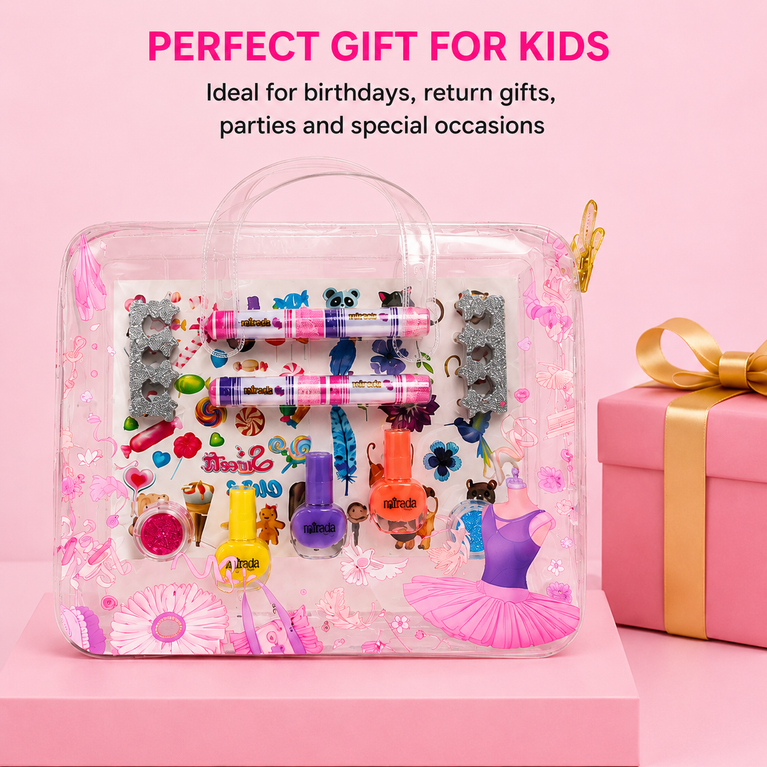 Mirada Spa: Pretty Me Bag – Kids Makeup &amp; Nail Art Play Set