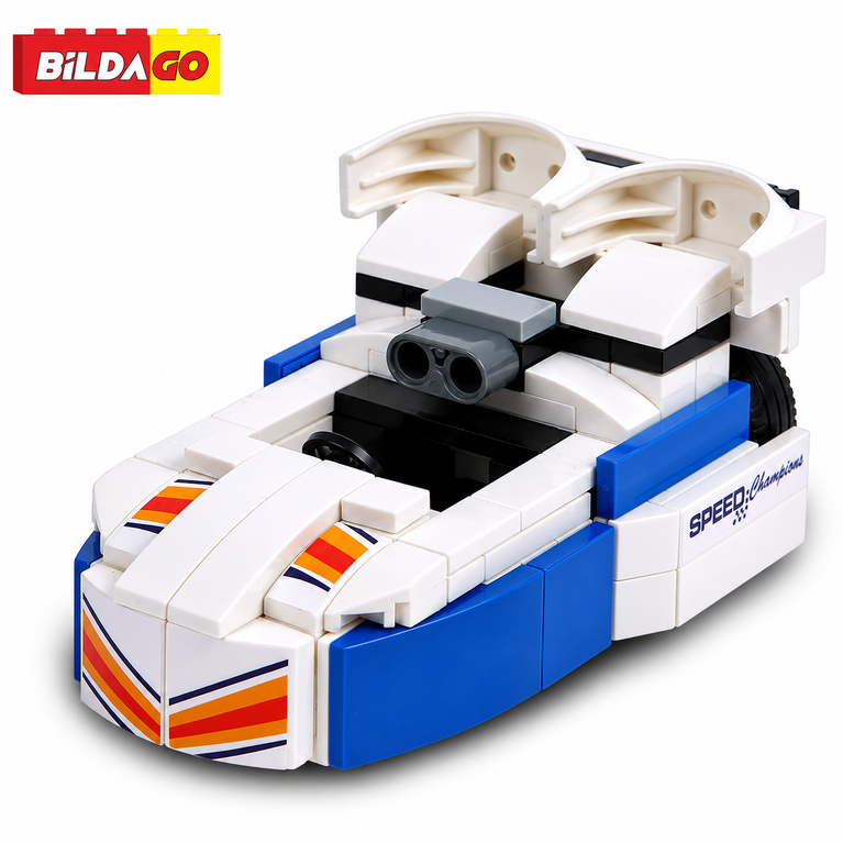 Bildago 3 in 1 Street Blaze Phantom Gt Sports Car 149 Pieces - SP13420