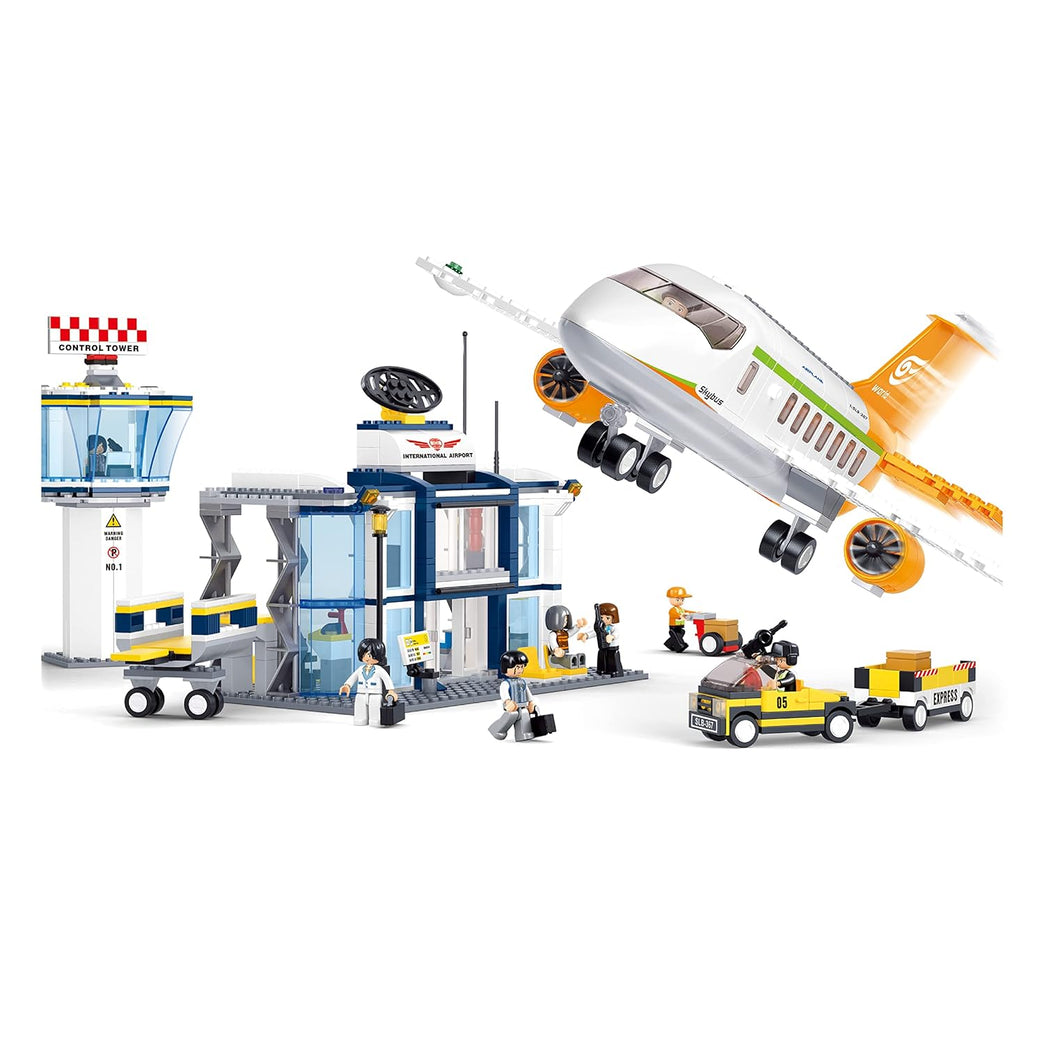 Sluban Aviation-International Airport Building Blocks 13+ Years