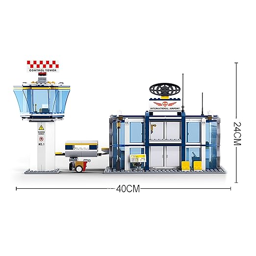 Sluban Aviation-International Airport Building Blocks 13+ Years