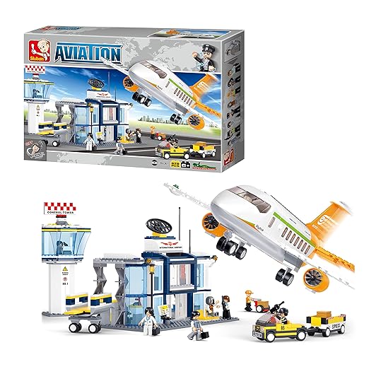 Sluban Aviation-International Airport Building Blocks 13+ Years