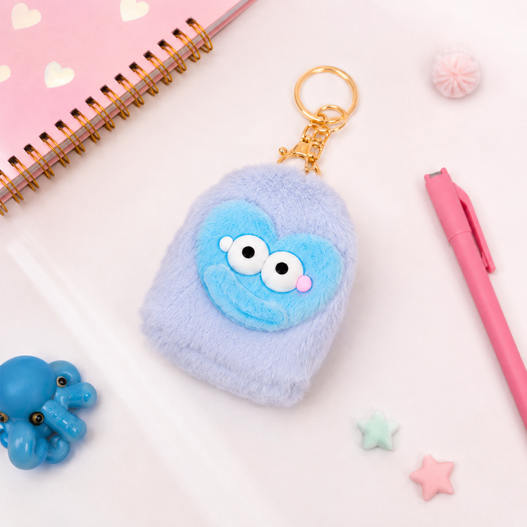 Cute Plush Mini Coin Purse Keychain for Kids