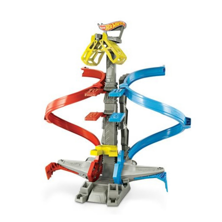 Hot Wheels Loop & Launch Track Set GRW39 With 1 Car - Multicolour
