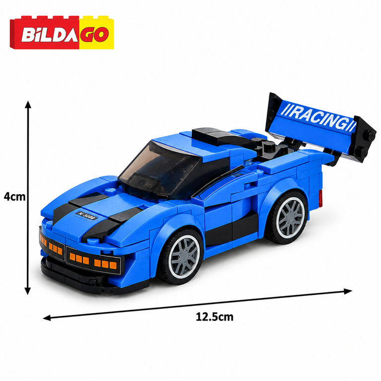 Bildago 3 in 1 Street Blaze Cruze GT Sports Car 150 Pieces - SP13421