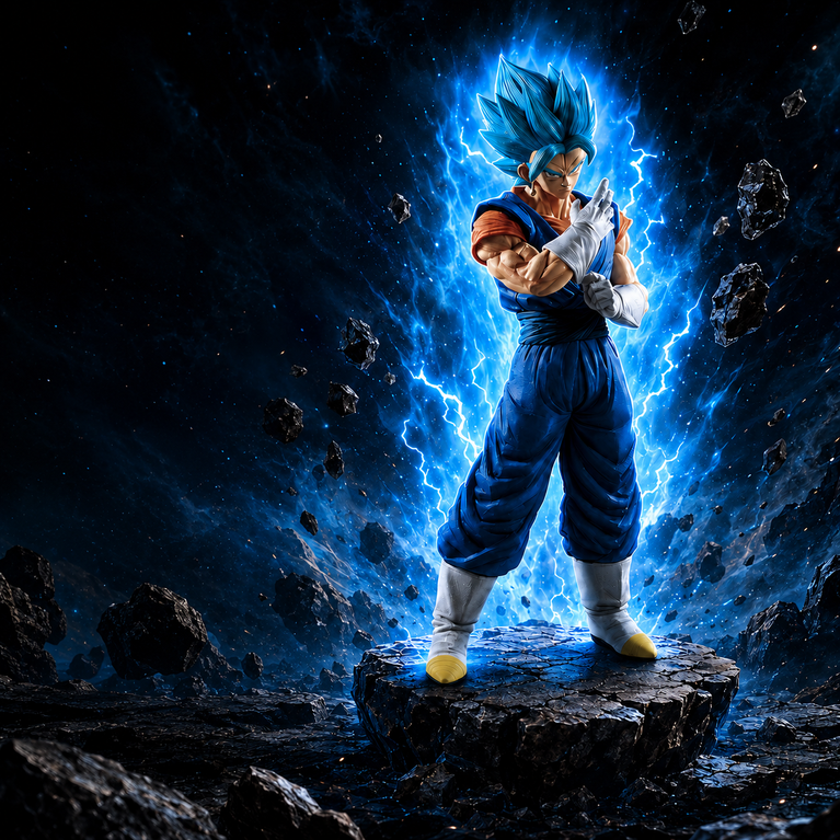 Vegito Super Saiyan Blue PVC Anime Action Figure Collectable Statue|32 cm