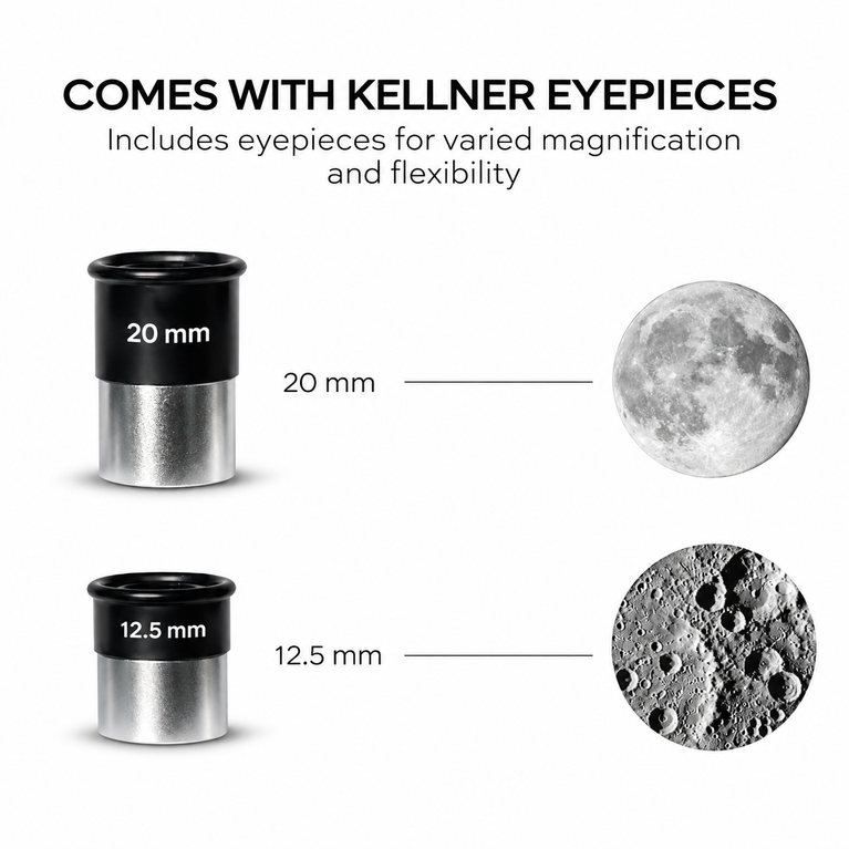 Pie Matrix NEO Refractor Telescope 90X with Phone Mount, Eyepieces & Tripod |Pie Matrix