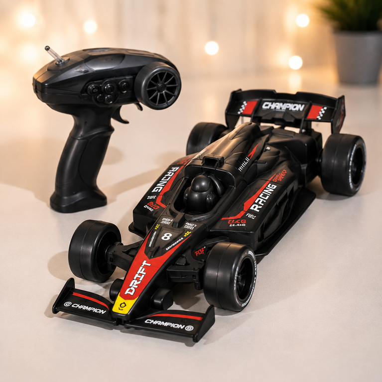 Race Champion 2.4GHz Remote Control Drift Formula Racing Car for Kids | High-Speed RC Car with Drift Tires | Ages 6+