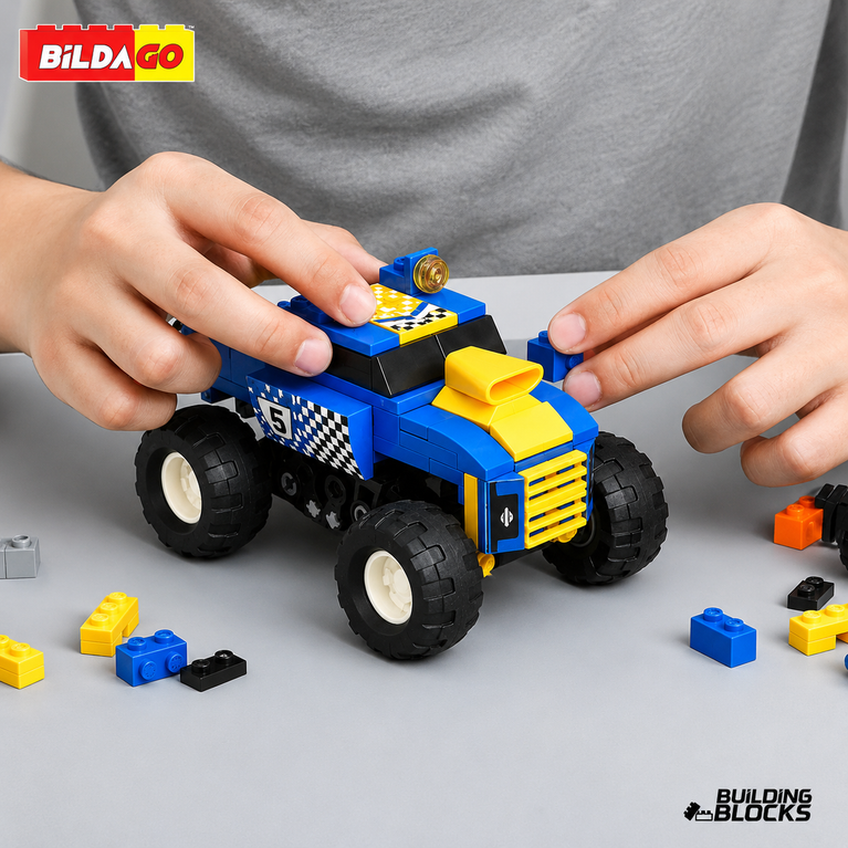 Bildago 3 in 1 X Terrain Viper V2 Sports Car 126 Pieces - SP13423