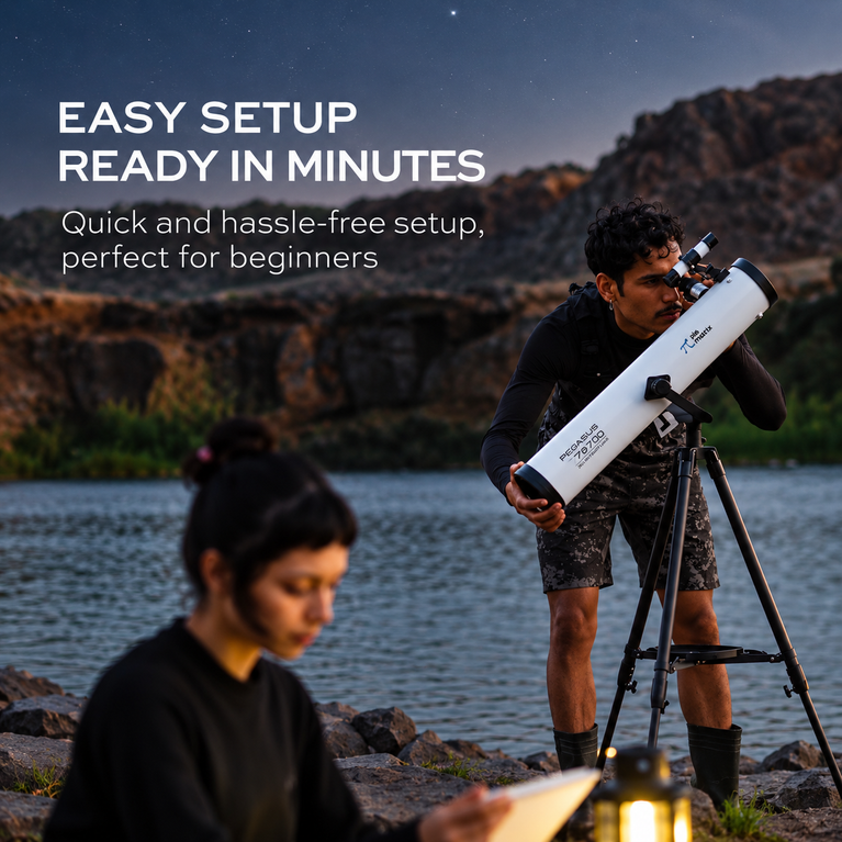 Pie Matrix Pegasus 76700 Telescope | 76mm Aperture, 700mm Focal Length