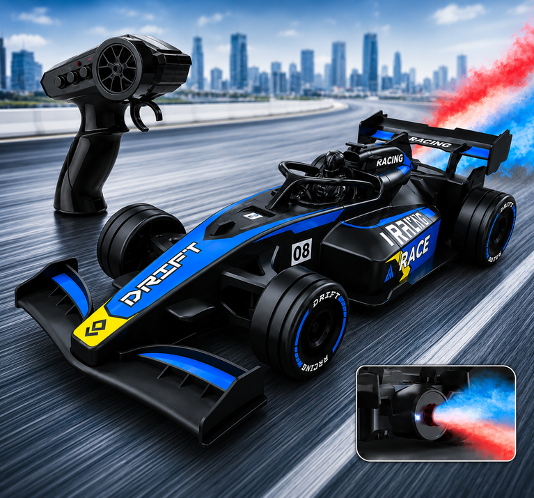 Race Champion 2.4GHz Remote Control Drift Formula Racing Car for Kids | High-Speed RC Car with Drift Tires | Ages 6+