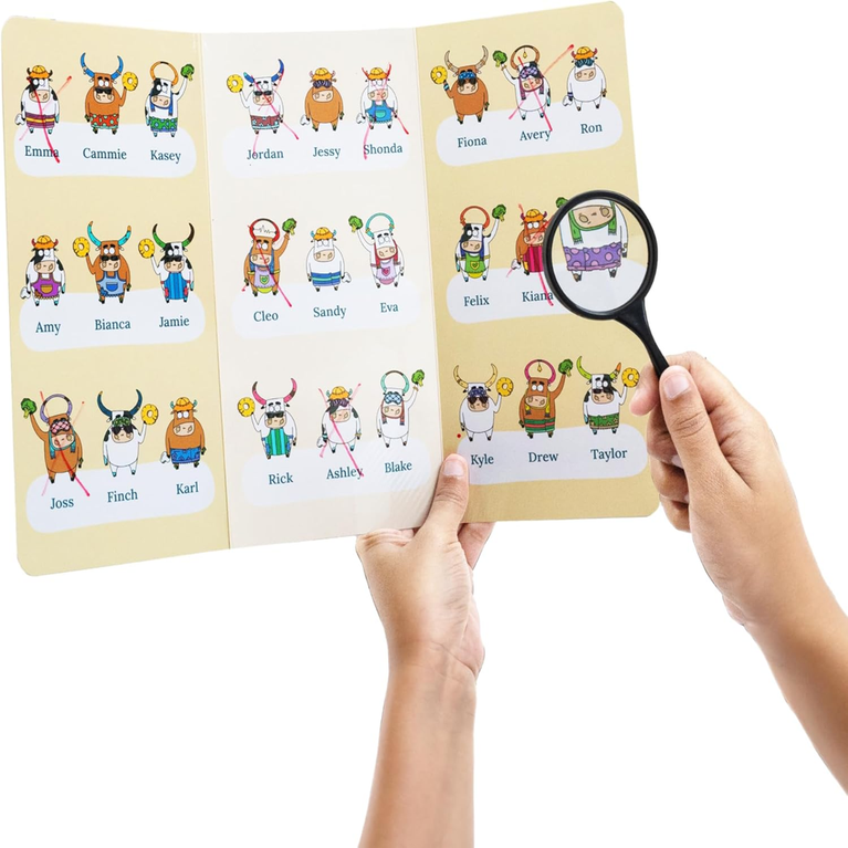 Moo Town Detective Puzzle Kit for Kids (Ages 5–12) | Interactive Mystery Game & Brain Teaser Activity Set | Educational STEM Learning Toy