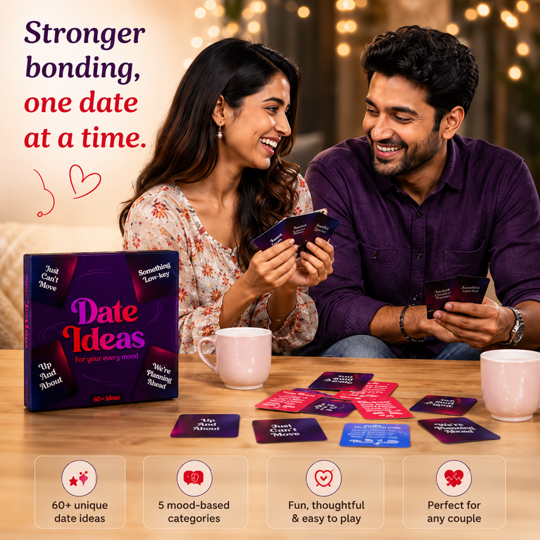 Date Ideas Card Game for Couples – 60+ Fun, Romantic & Creative Date Night Activities
