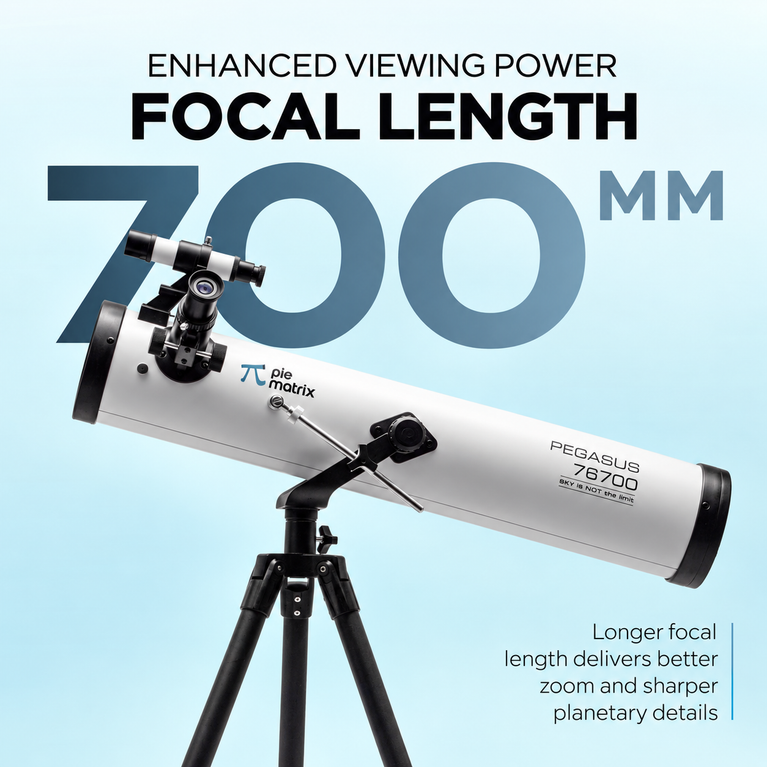 Pie Matrix Pegasus 76700 Telescope | 76mm Aperture, 700mm Focal Length