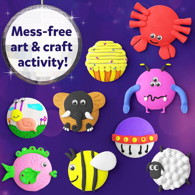 Skillmatics Disc-O Art Mess-Free Ceramic Disc Painting &amp; Craft Kit for Kids | 8 Ceramic Discs with Drip-Free Paint Markers &amp; Decorations | Ages 4–12 Years