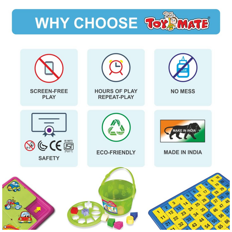 Toymate Spinning Joy - A Shape ‘N’ Spin Gear Sorter. A Developmental Activity Toy for Kids Ages 2-4+