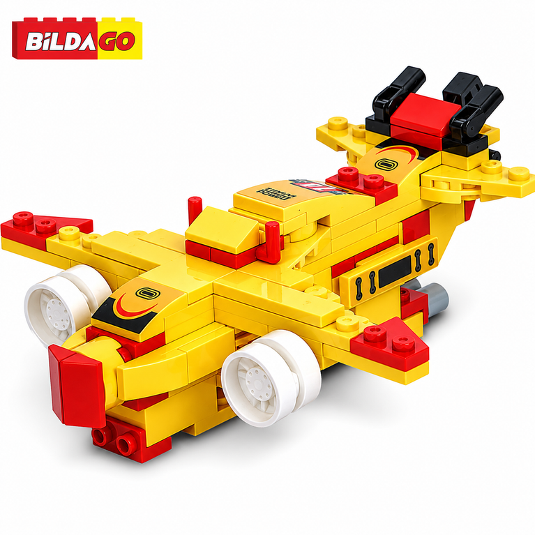 Bildago 3 in 1 X Terrain Mud Blaster Sports Car 134 Pieces - SP13424