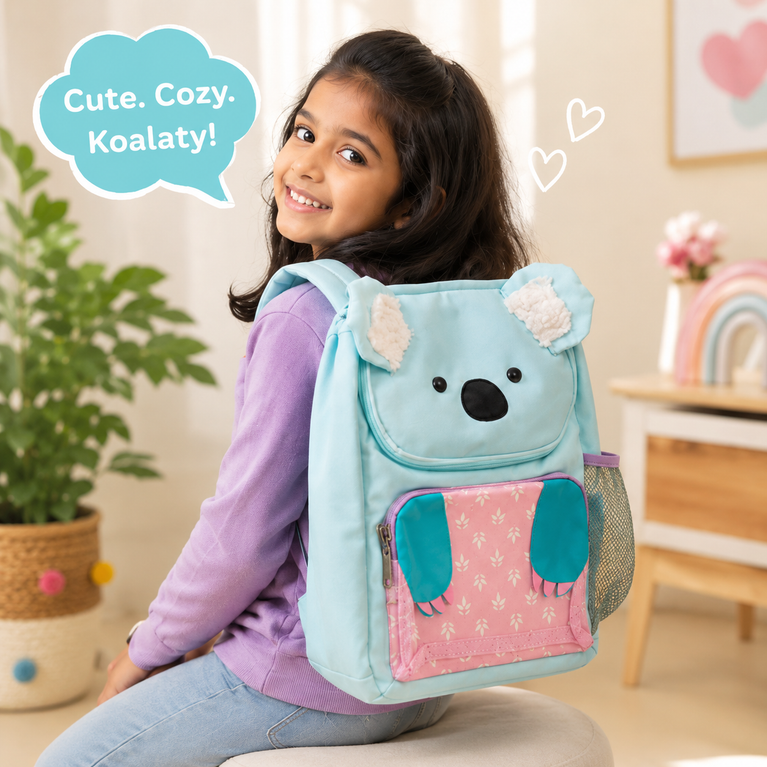 Koala Backpack | Toddler School Bag with 3D Ears