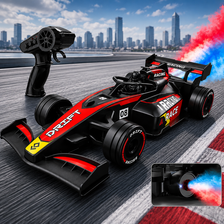 Race Champion 2.4GHz Remote Control Drift Formula Racing Car for Kids | High-Speed RC Car with Drift Tires | Ages 6+