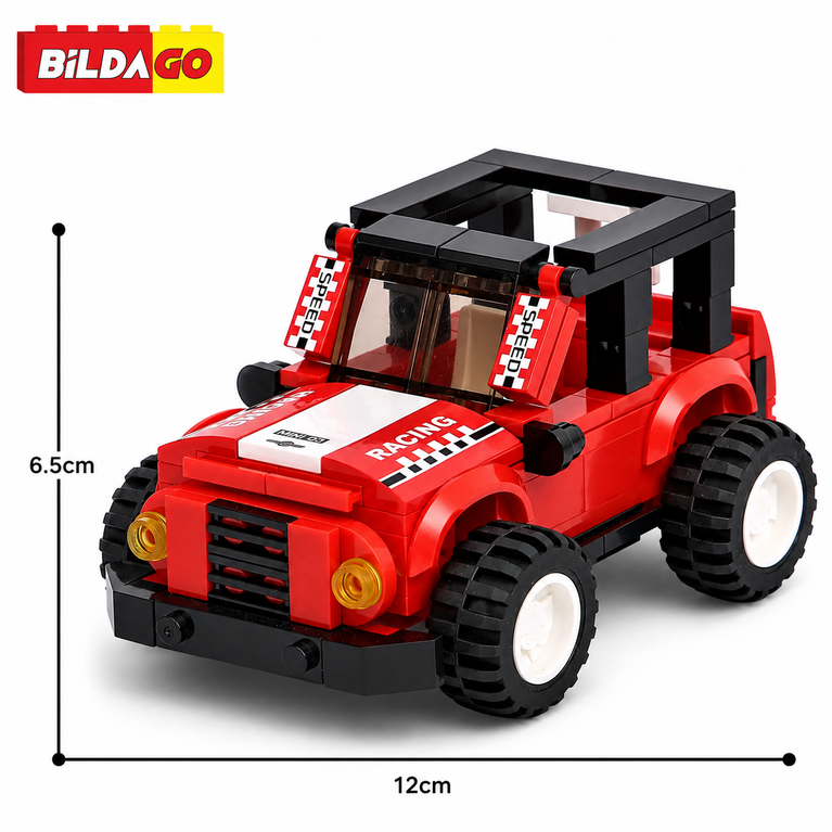 Bildago 3 in 1 Terrain Dune Sports Car 138 Pieces - SP13422