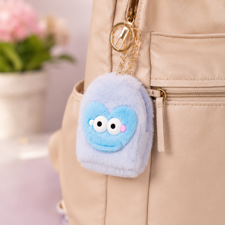 Cute Plush Mini Coin Purse Keychain for Kids