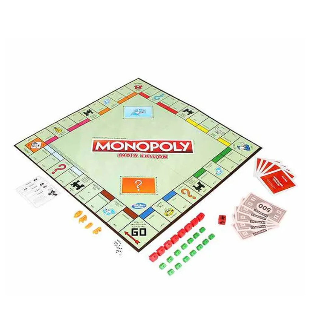 MONOPOLY India Edition Game, Board Game & Puzzles for Families and Friends, Toys for Kids