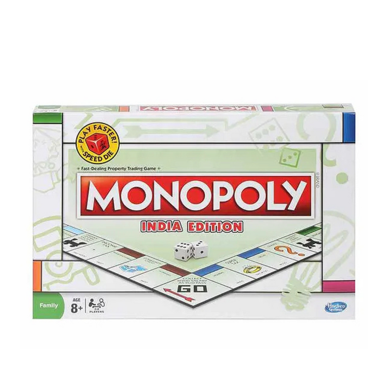 MONOPOLY India Edition Game, Board Game & Puzzles for Families and Friends, Toys for Kids