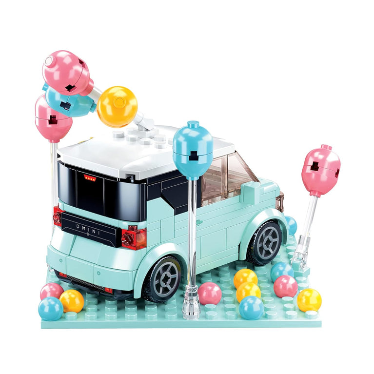 Sluban Mini Handcraft – Mini Car Building Blocks Kit (236 Pieces) for Girls Aged 8+