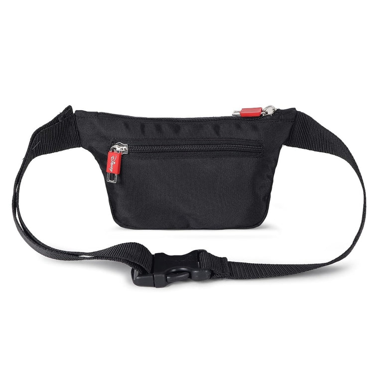 Disney Mickey Mouse Waist Bag for Kids | Adjustable Belt Bag | Cartoon Printed Fanny Pack with Zipper Pockets | Travel, Outdoor &amp; Everyday Crossbody Bag