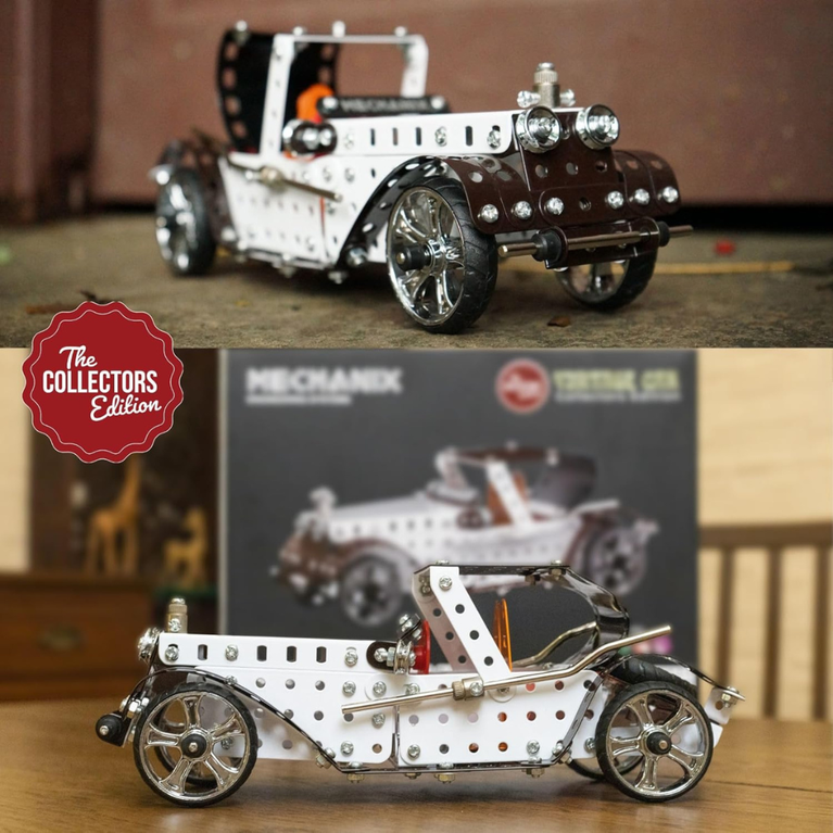 MECHANIX - Vintage CAR, Collector's Edition, Collectible Toy Building and Construction Set for Age 8+ - 357 pcs in The Set