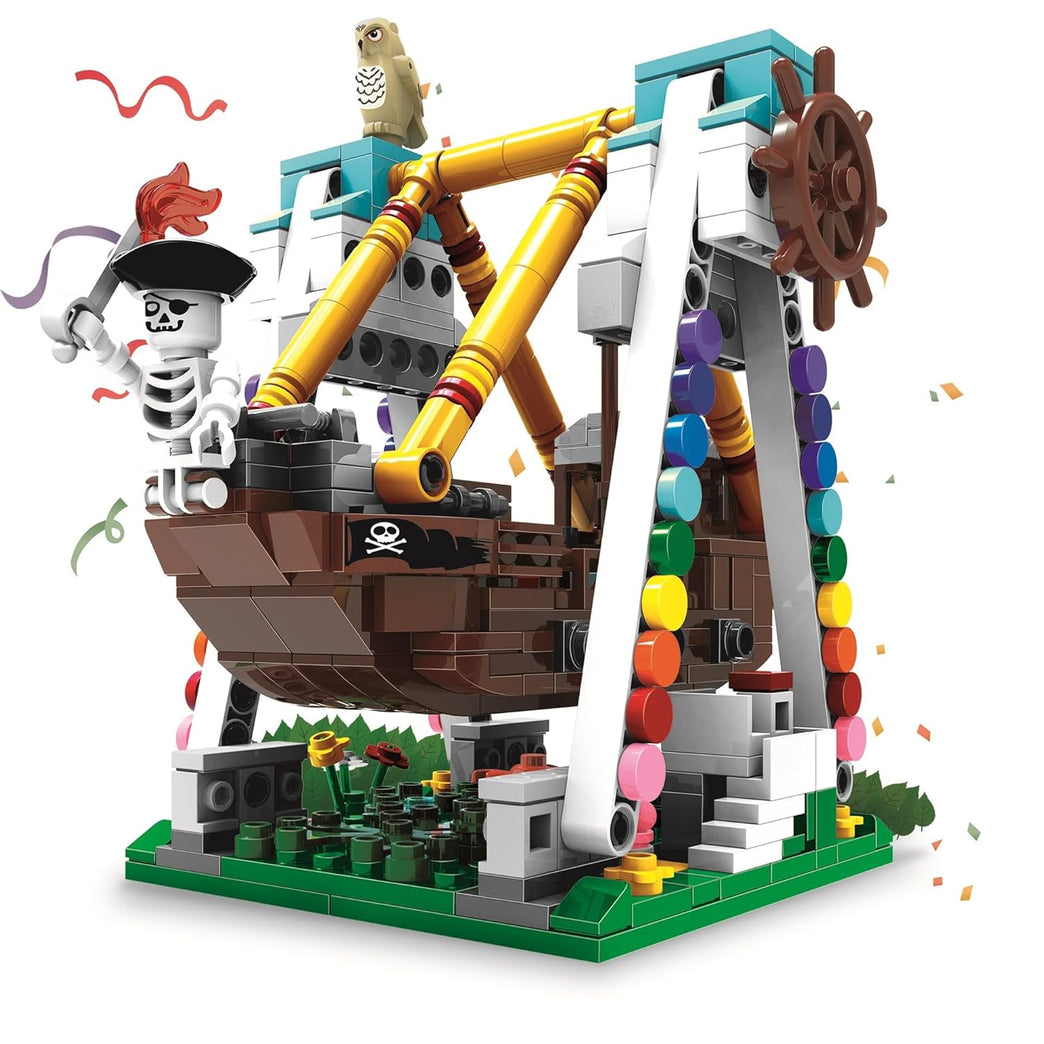 Playzu Pirate Ship Building Blocks Set (520 Pieces) – For Aged 6+