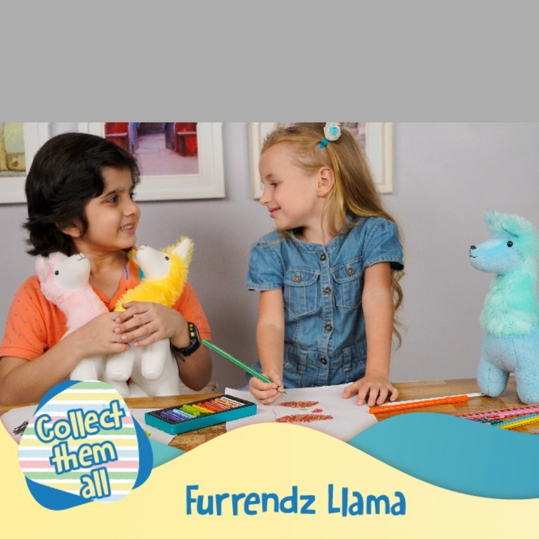 Winmagic- Furrendz Perky Llama 10 Inch Plush Toy For Kids 1 Years and Above