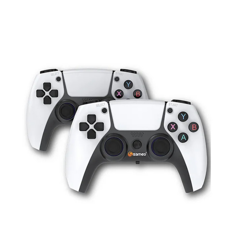 Sameo Micro Lite HDMI Gaming Console 4K Ultra HD Wireless TV Game Stick ,Video Game for Kids- White