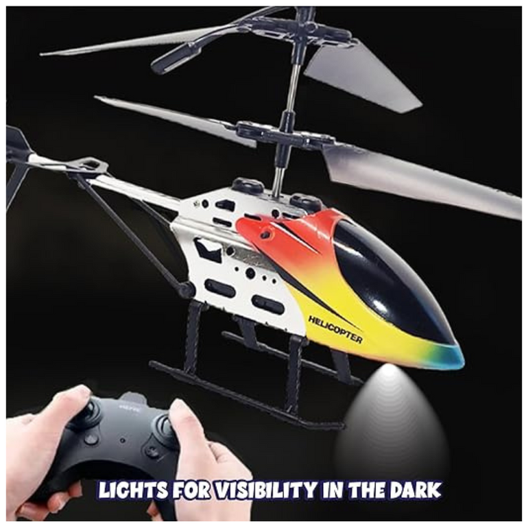 Ninos RC Helicopter Toy with Gyro & Led Light,2.4Ghz,Obstacle Avoidance Flying Helicoper for Boys Girls 8+ Years