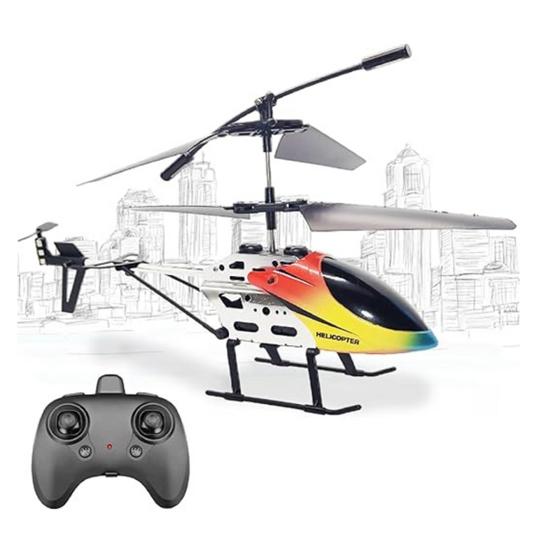 Ninos RC Helicopter Toy with Gyro & Led Light,2.4Ghz,Obstacle Avoidance Flying Helicoper for Boys Girls 8+ Years