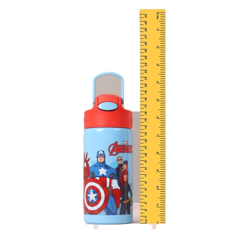 Avengers Iron Man Kids Water Bottle – 400ml | Leak-Proof | BPA-Free | Lightweight School Bottle