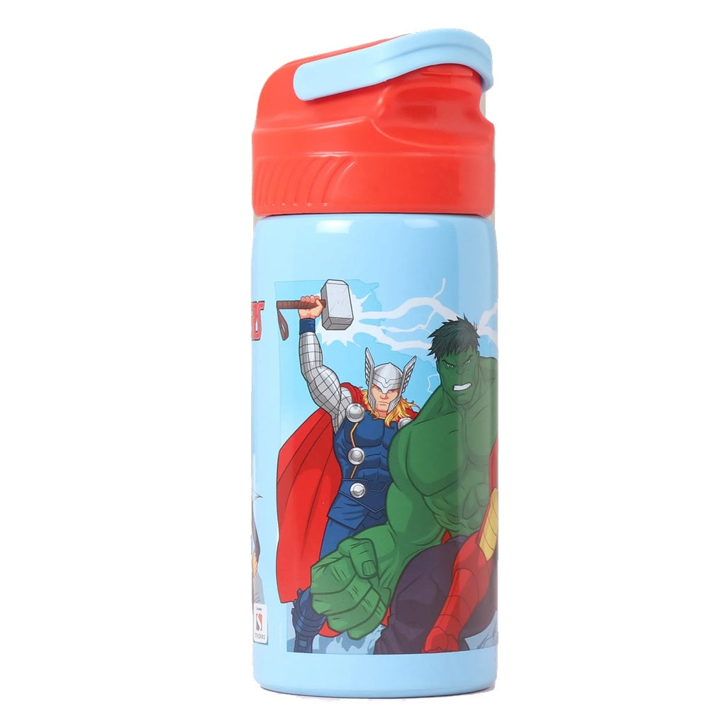 Avengers Iron Man Kids Water Bottle – 400ml | Leak-Proof | BPA-Free | Lightweight School Bottle