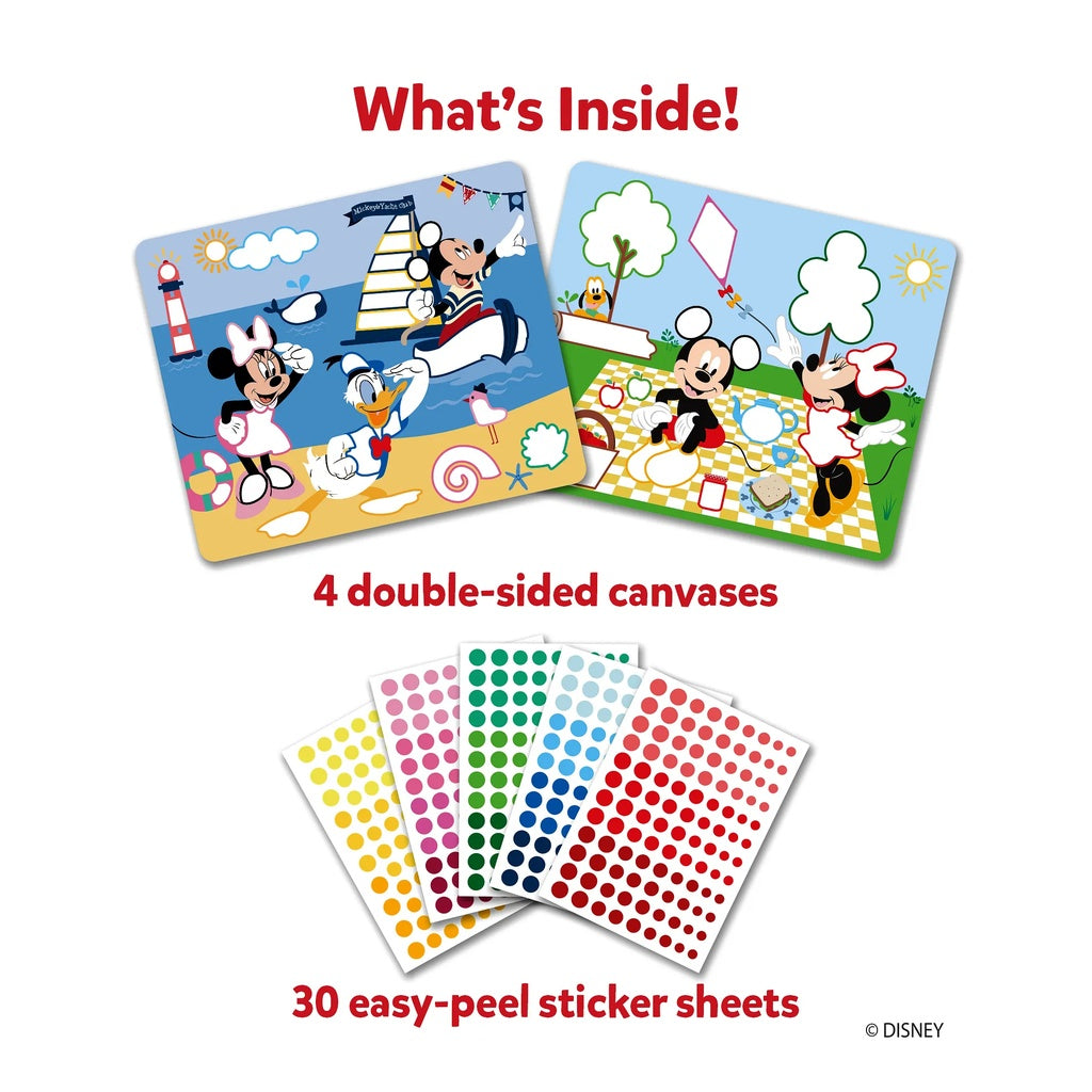 Skillmatics Dot It Sticker Art - Disney Mickey & Friends, Mess-Free Fun for Kids, 500+ Stickers, Craft Kits, DIY Scrapbooking Activity, Travel Toys, Gifts for Boys & Girls Ages 3+