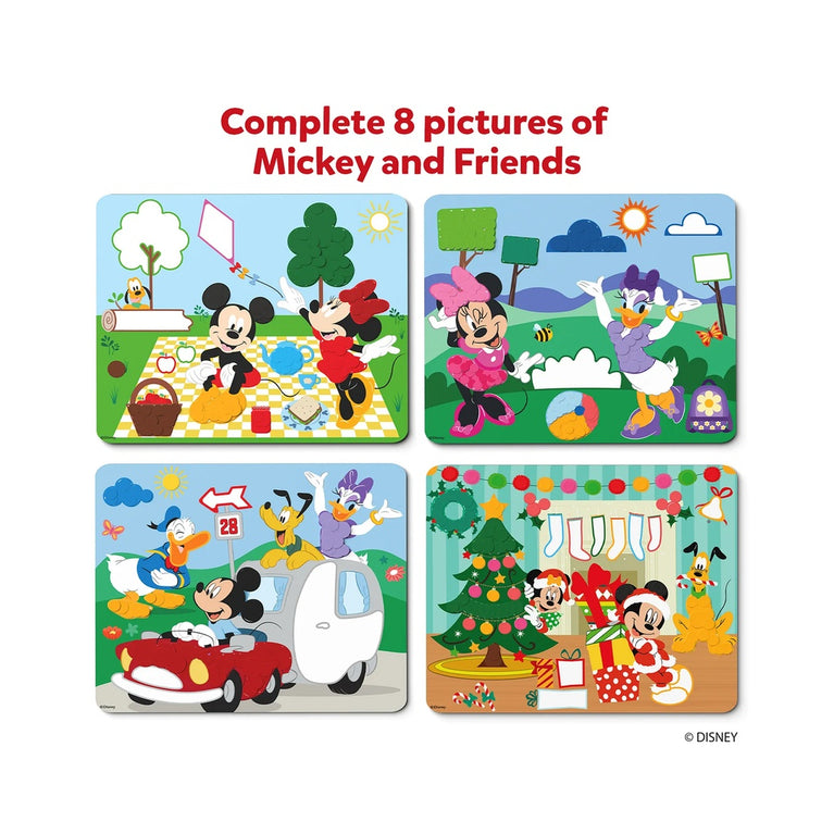 Skillmatics Dot It Sticker Art - Disney Mickey & Friends, Mess-Free Fun for Kids, 500+ Stickers, Craft Kits, DIY Scrapbooking Activity, Travel Toys, Gifts for Boys & Girls Ages 3+