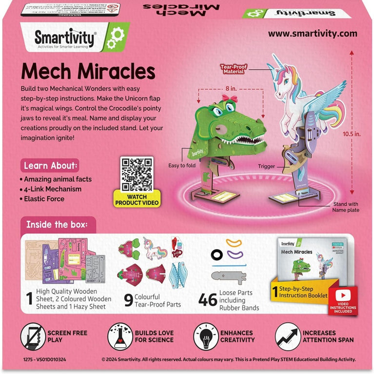 Smartivity Mech Miracles DIY STEM Construction Toy