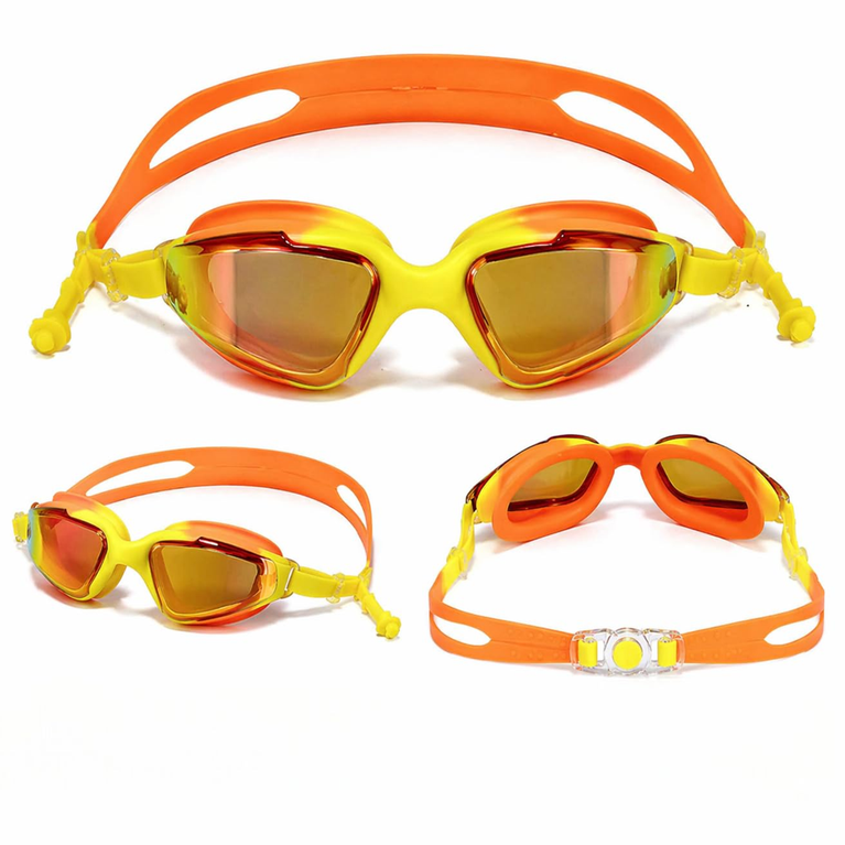Swimming Goggles for Kids and Adults Anti Fog UV Protection Adjustable Strap Summer Swim Gear