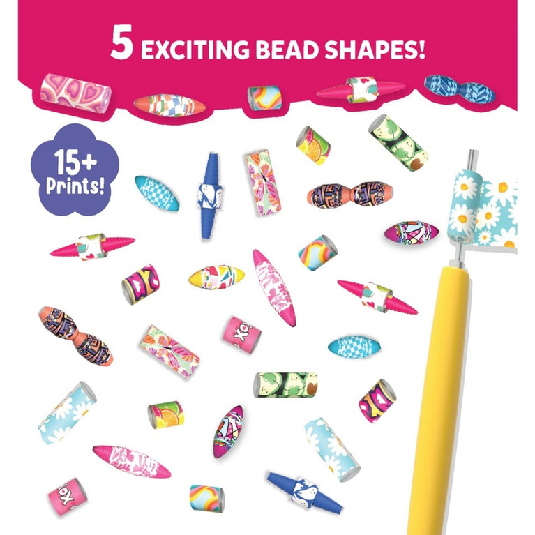 Skillmatics Roll-Up Beads Friendship Bracelets DIY Jewellery Making Kit for Kids | Create 15+ Bracelets | Make Your Own Beads with Metal Charms | Ages 6–13 Years